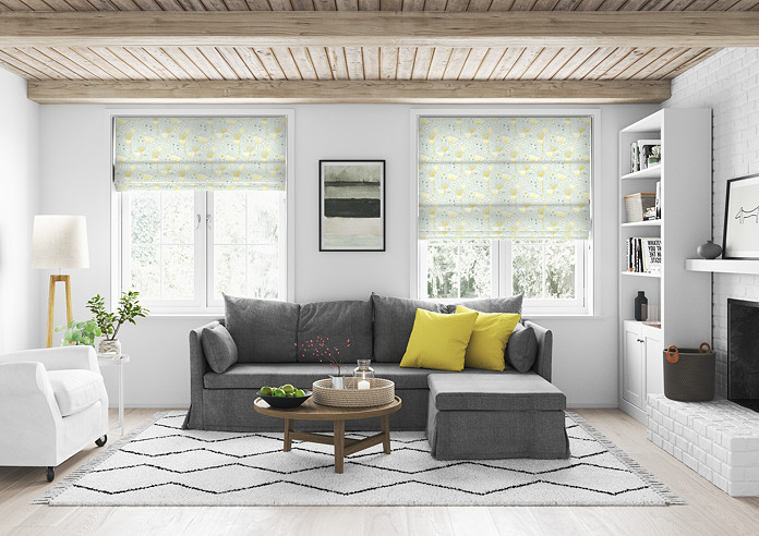 Bergen, Grey - Twist&Fit Roman Blind - Image 5